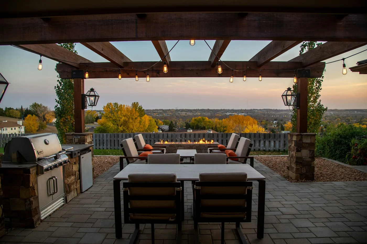 Custom outdoor patio and pergola build